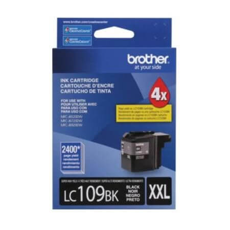 Cartucho Brother LC 109 BK Preto Super Alto Rendimento - Impressorajato